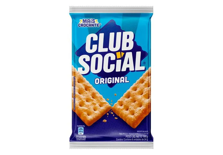 Biscoito Pacote Club Social
